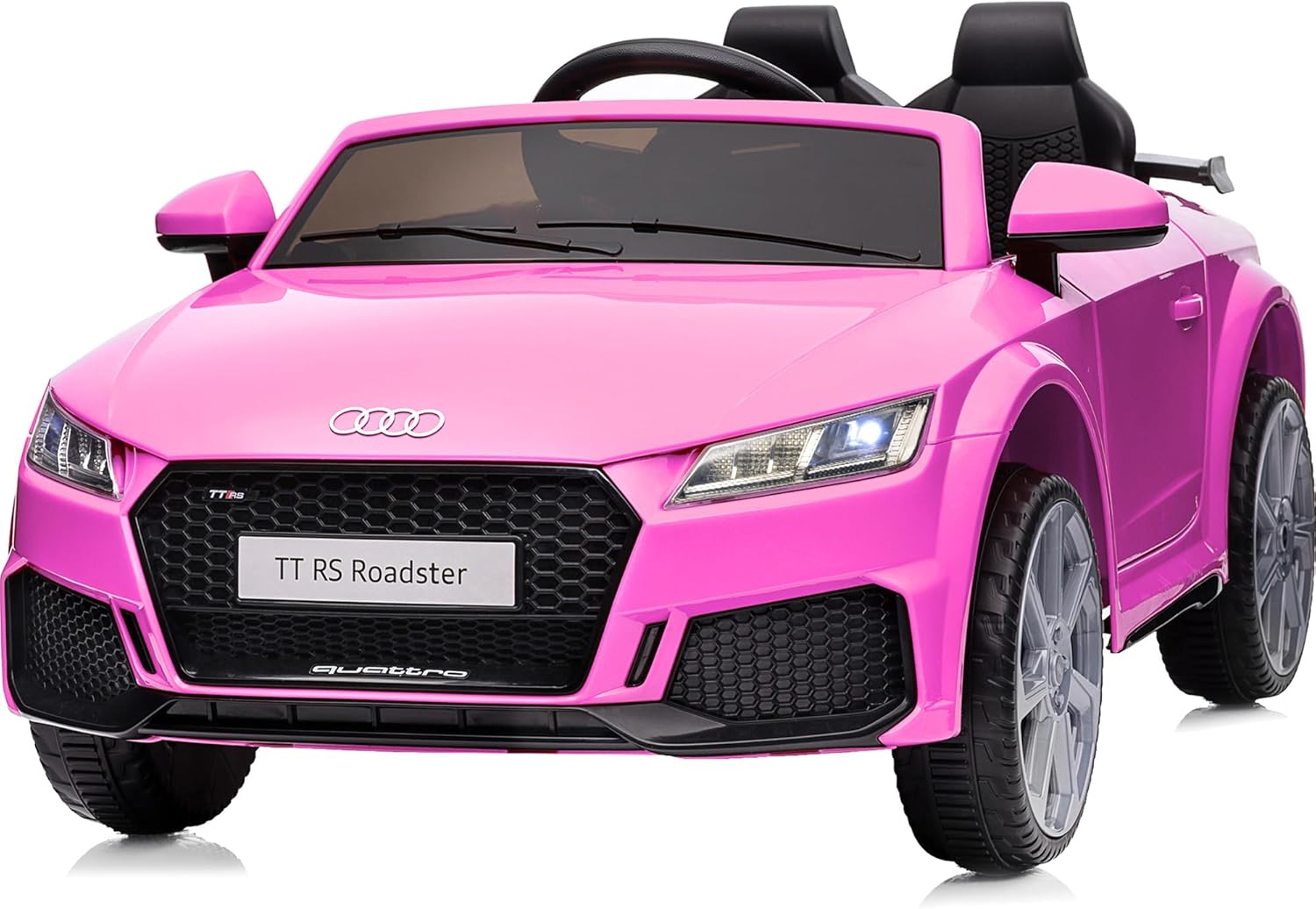 NEW ASSEMBLED Kids Electric Car, Licensed Audi 6V Kids Ride on Toy Car for Toddlers - Pink