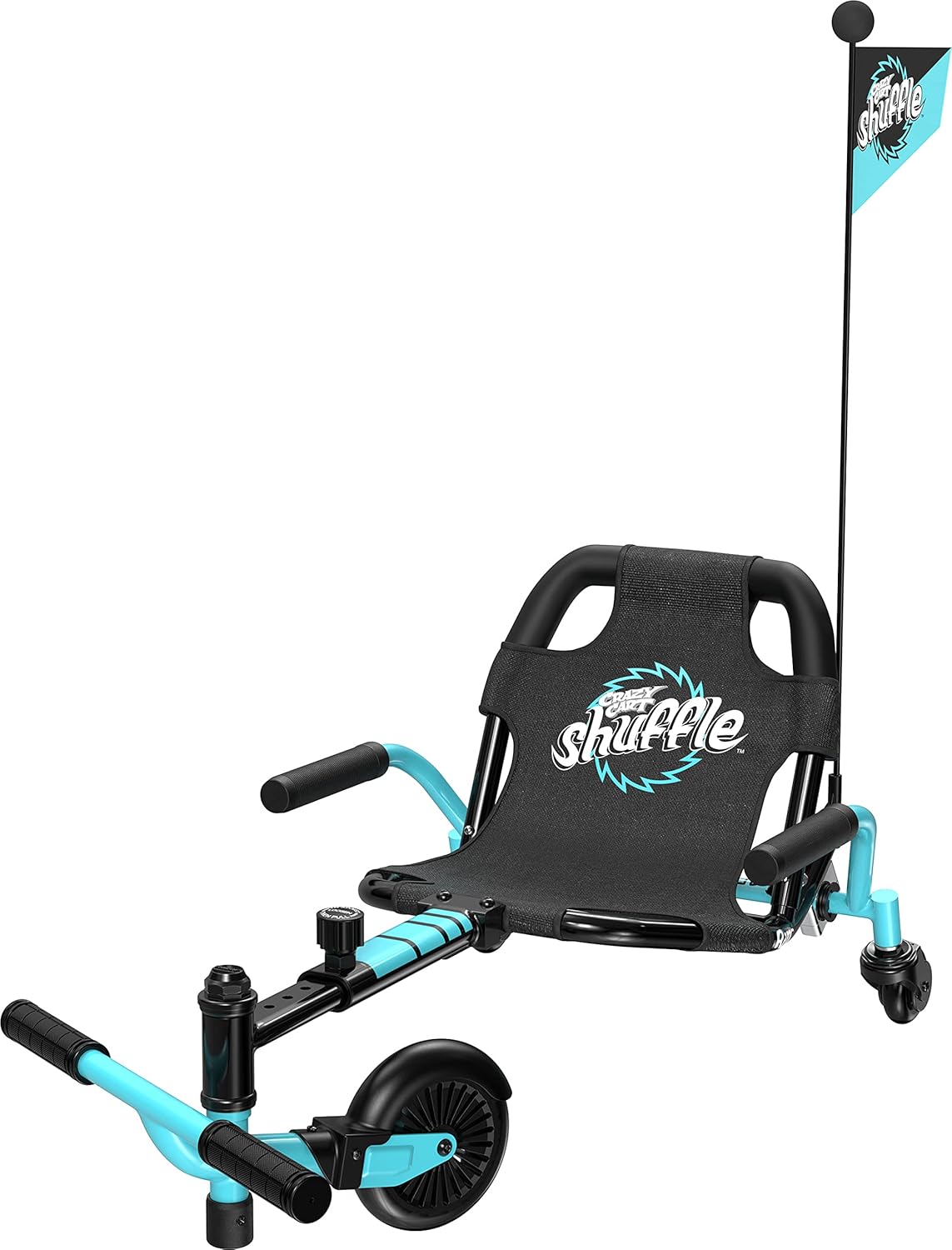 NEW ASSEMBLED Crazy Cart Shuffle by Razor – Kid-Powered Drifting Go-Kart for Ages 4+, Crazy Cart Drift Bar Technology, Adjustable Frame with 5 Length Settings