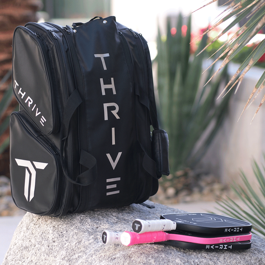 THRIVE Elite Pro Tour Bag w/Shoe Bag- BLACK